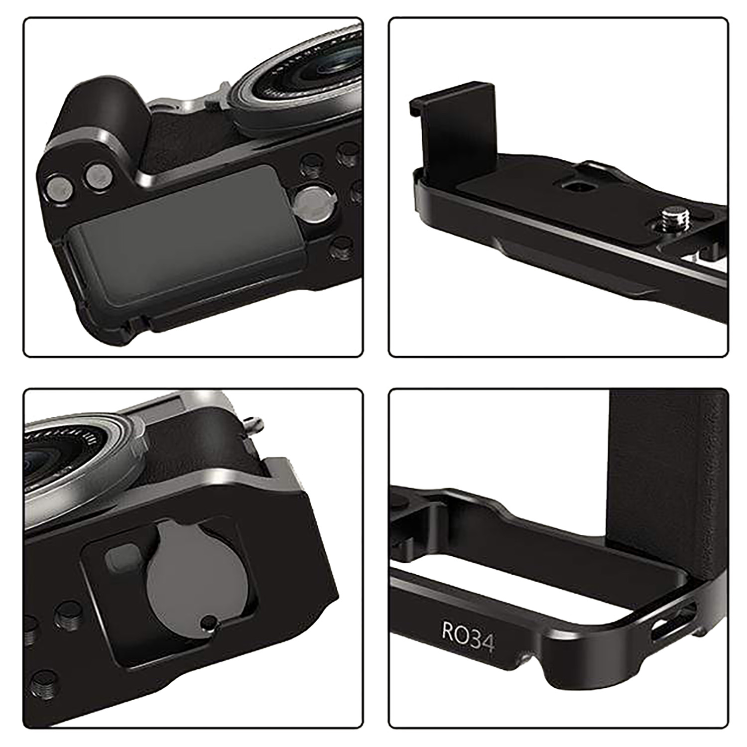 2023 UURig R034 Fujifilm X100V Vlog Metal L Bracket (5)