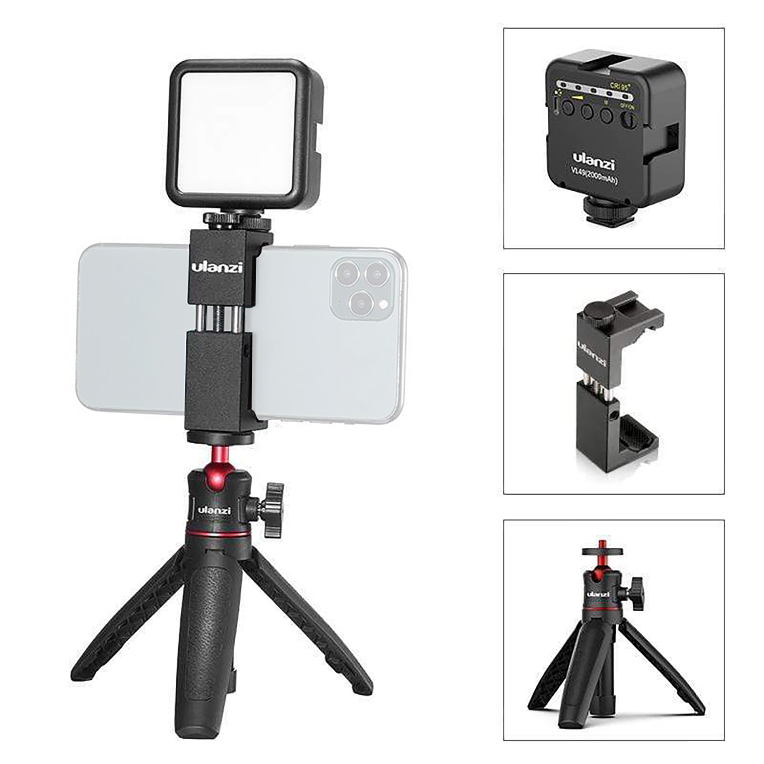 2057 Ulanzi ST-02S Mobil Video Vlog Kit 3 (2)