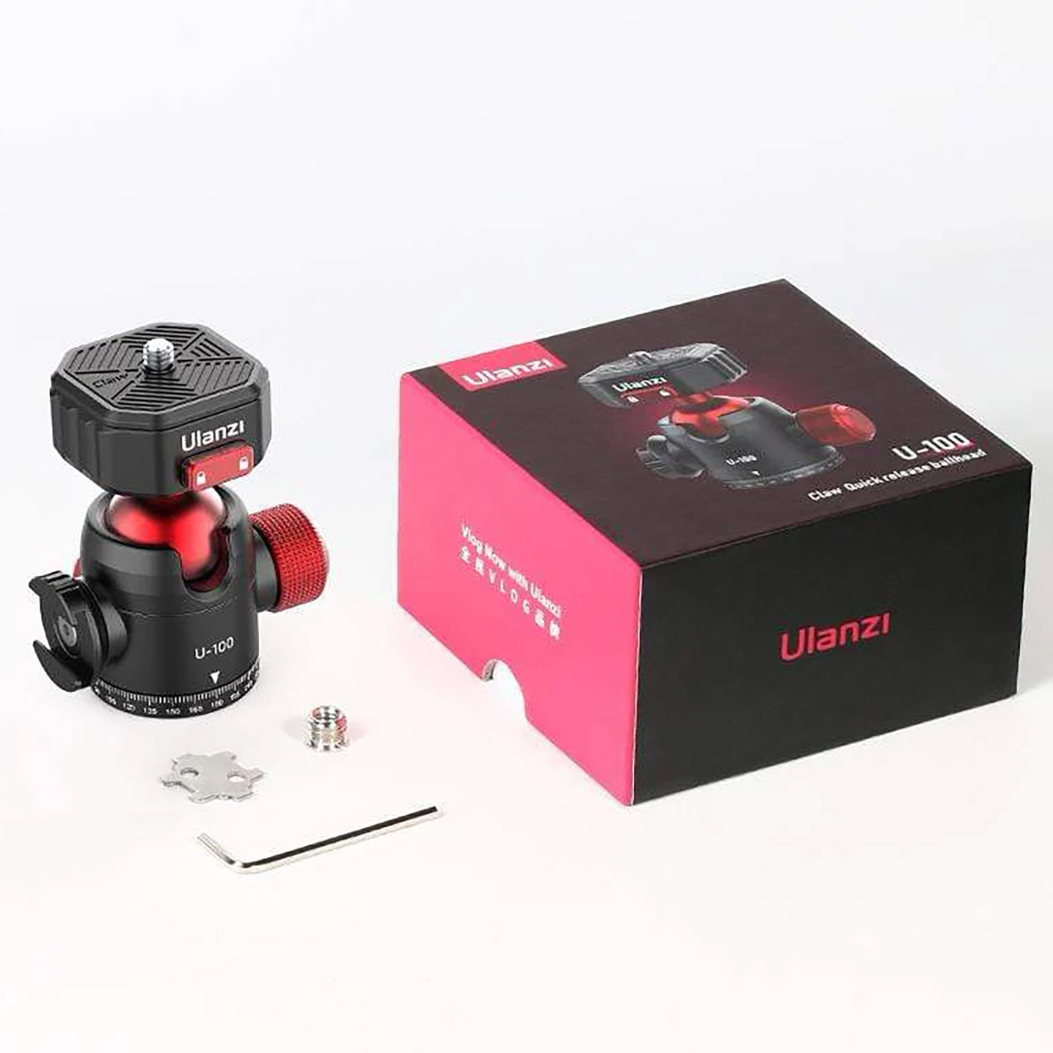 2305 Ulanzi U-100 Pratik Ball Head Tripod Kafa (8)