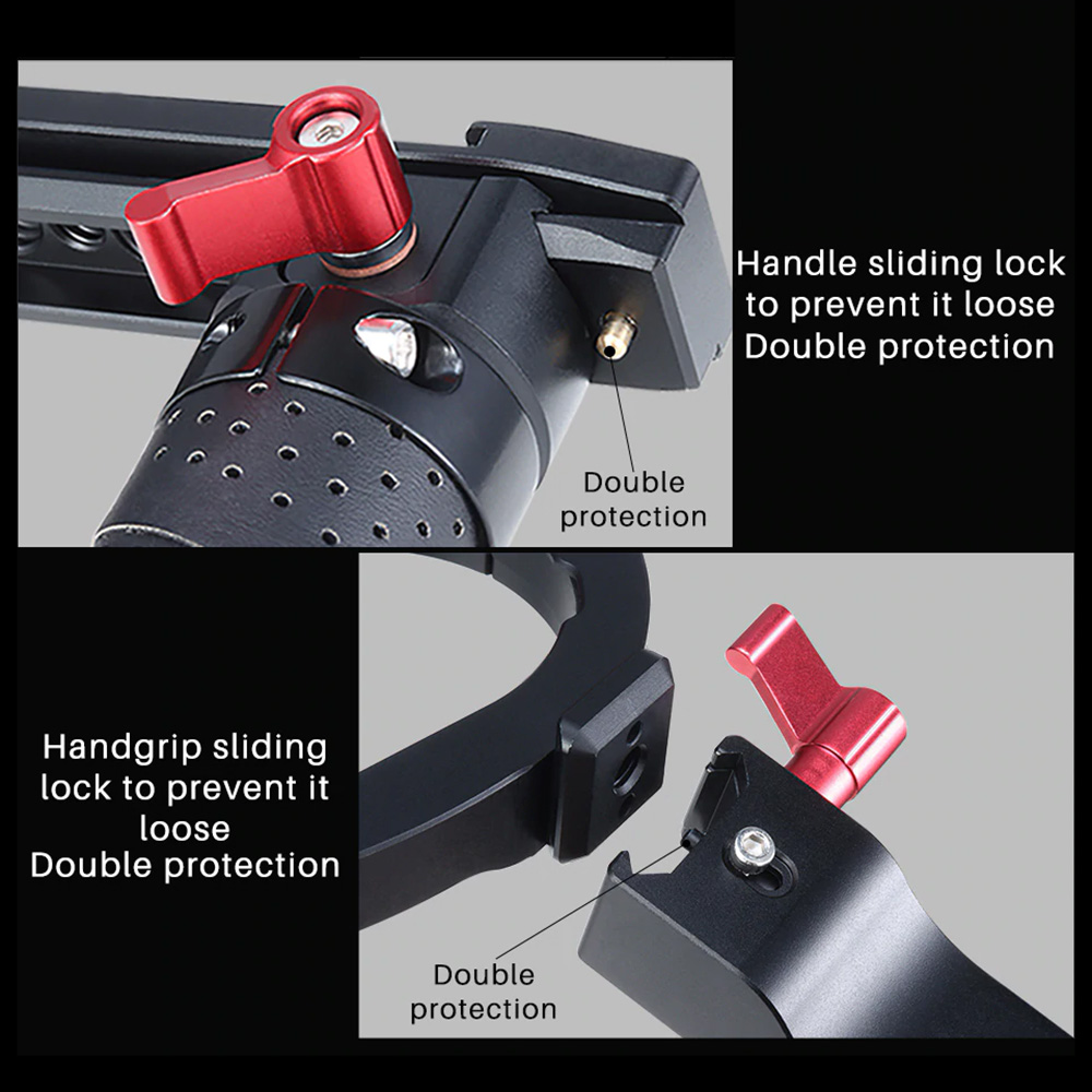UURig DH13 Dji Ronin S SC Dual Handle Grip (5)